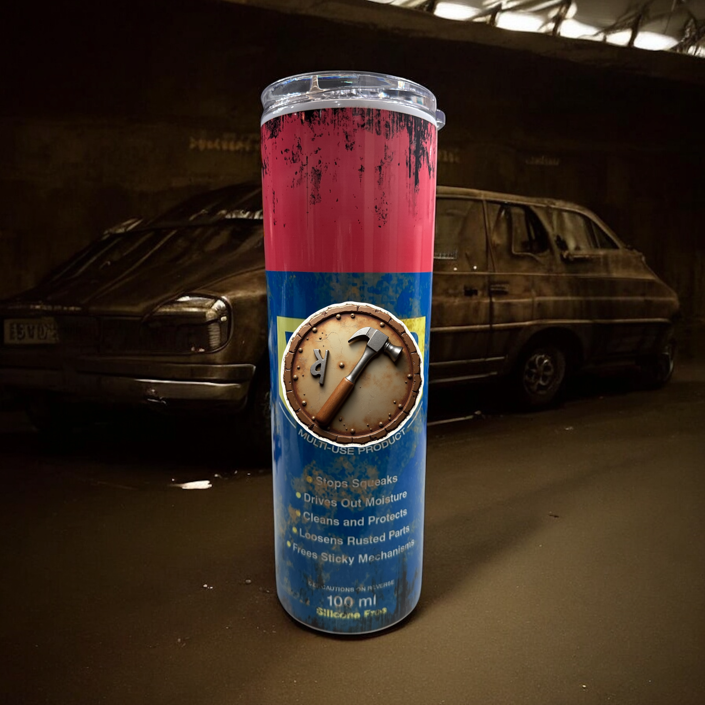 Degreasing Lubricant Drink Tumbler